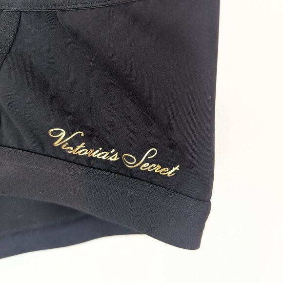 Victoria's Secret Padded Strappy Pushup Sports Bra in Black, Sz 36D - Picture 2 of 7